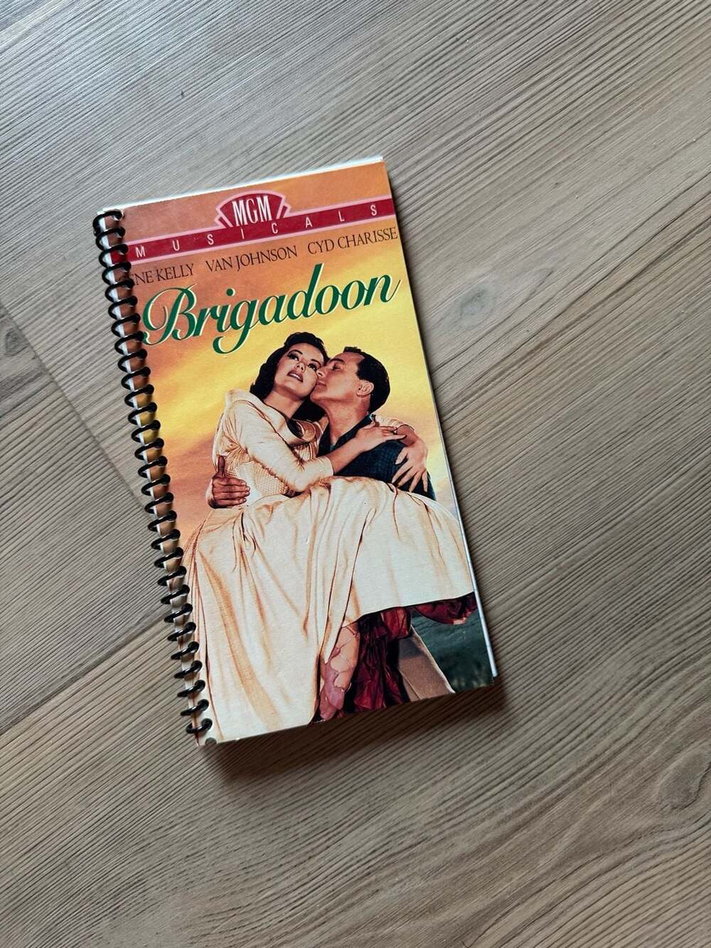 MGM Musicals Brigadoon Gene Kelly Van Johnson Cyd Charisse Spiral-Bound Notebook